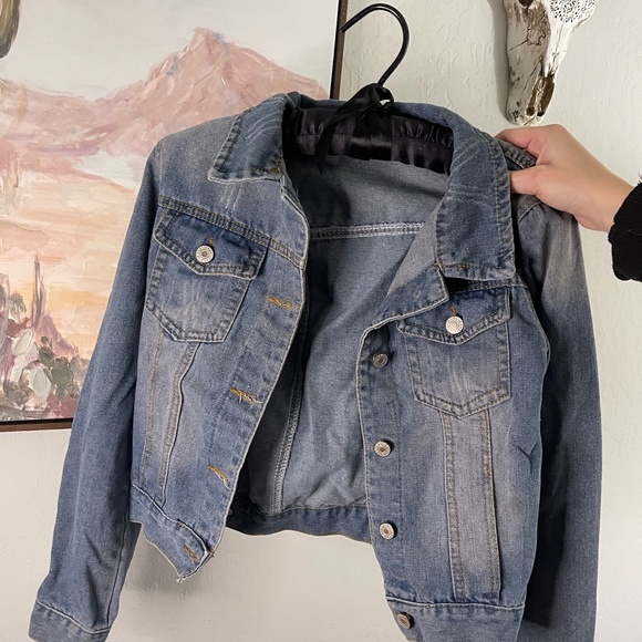 Hollister Jackets & Blazers - Vintage "worn" Denim Jacket